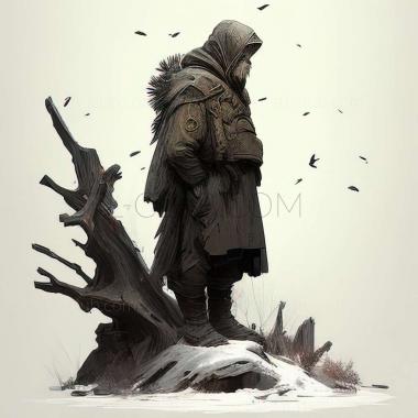 3D model Jakub Rozalski (STL)